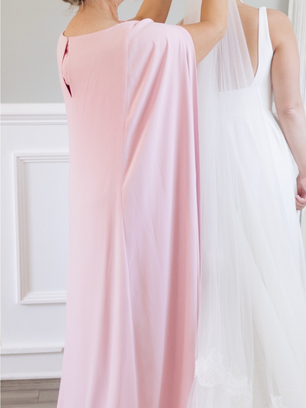 Sachin + Babi Vittoria Gown in Morganite & Ruby - Picture 2 of 4